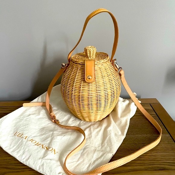 Ulla Johnson Handbags - Ulla Johnson Tautou Mini Wicker Bag